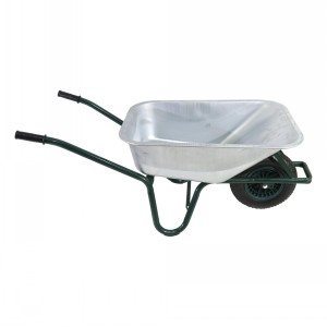 Storr 75 Litre Wheelbarrow Galv Pan Pneumatic Wheel